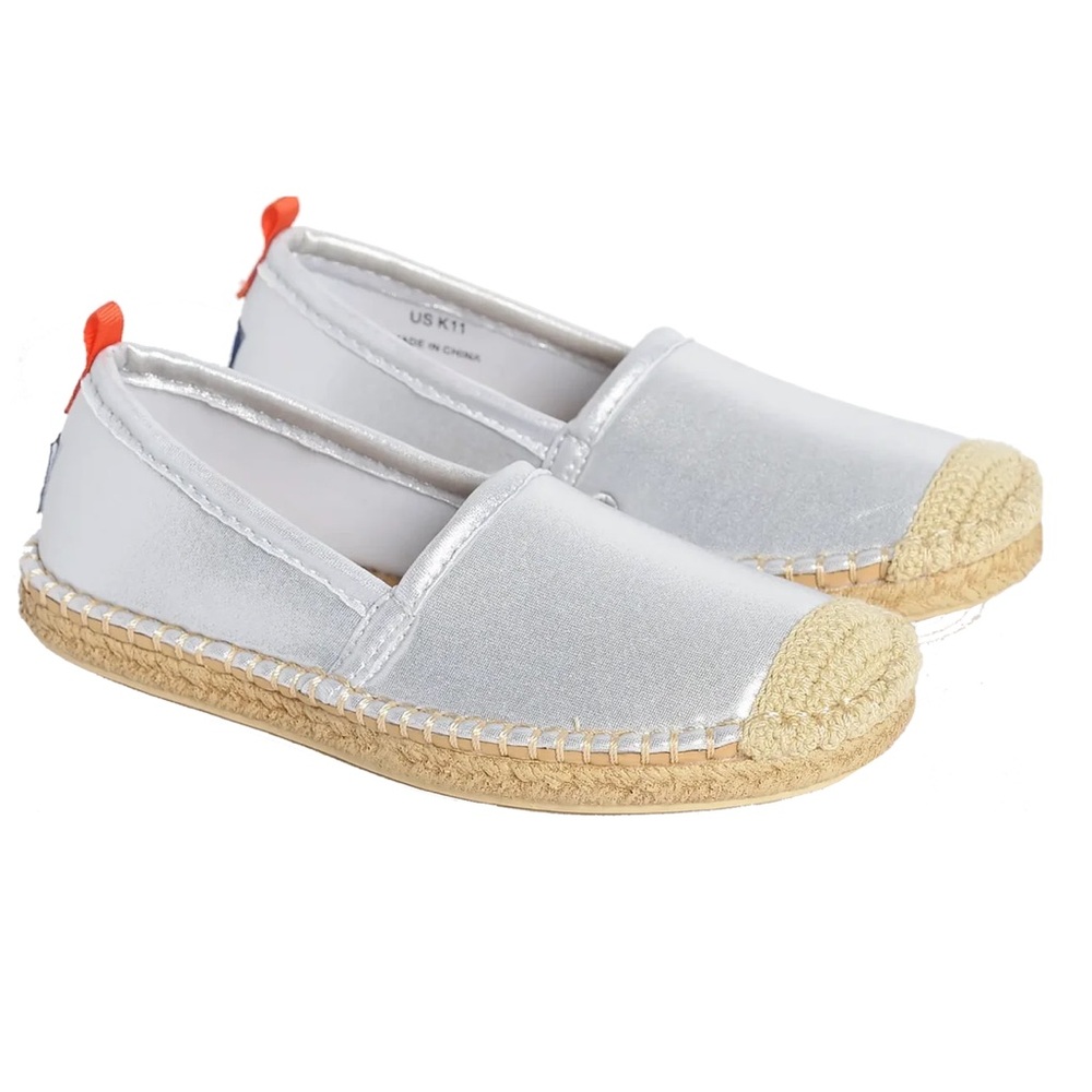 NWT Beachcomber Espadrille Platinum (kids)